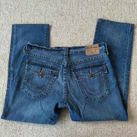 True Religion Men’s Ricky Relaxed Straight Jeans - Picture 1 of 5
